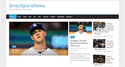 Desktop Screenshot of directsportsnews.com